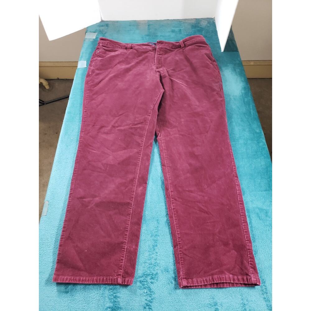 Talbots Straight Leg Jeans in Wine